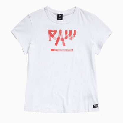 Women's Calligraphy Graphic Short Sleeve T-Shirt