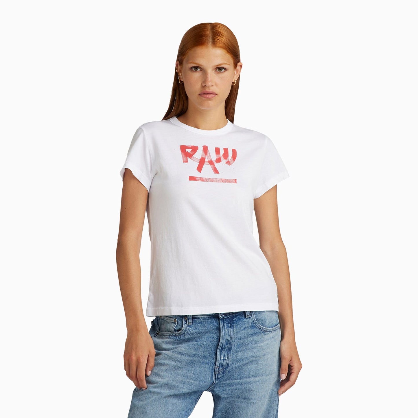 Women's Calligraphy Graphic Short Sleeve T-Shirt