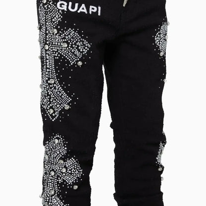 Kid's Distressed Cross Denim Pant