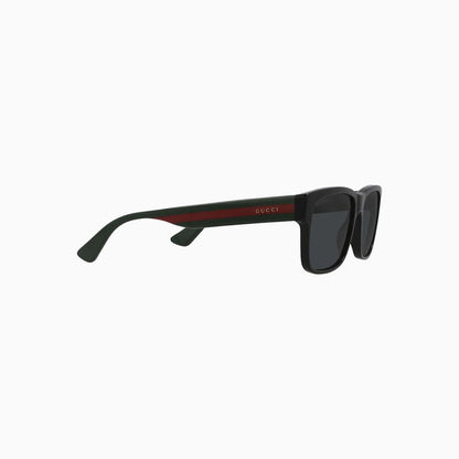 Men's Black Grey Square Sunglasses