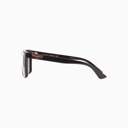 Men's Gucci Logo Black Sunglasses
