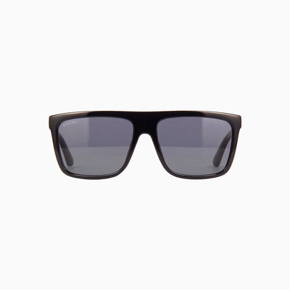 Men's Gucci Logo Black Sunglasses