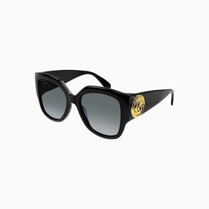 Women's GG Logo Square Frame Sunglasses