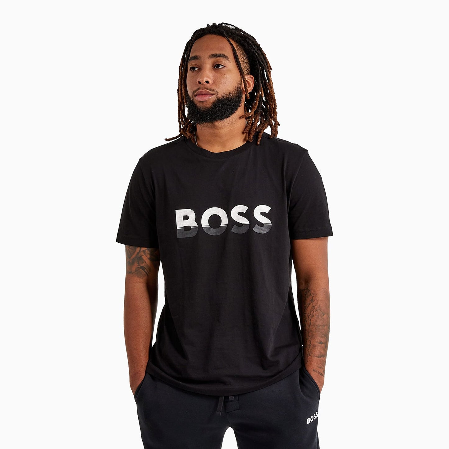 Men's Boss Logo Short Sleeves T Shirt