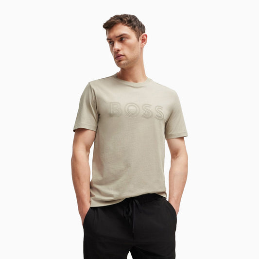 Men's Cotton Jersey Regular Fit T-Shirt With Logo Artwork