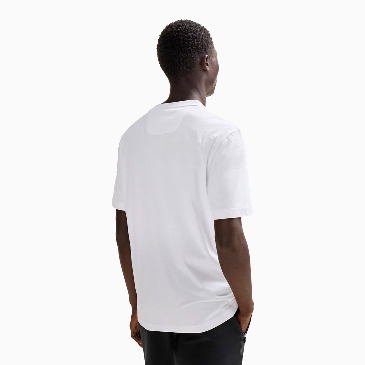 Men's Cotton Jersey Regular Fit T-Shirt With Logo Print