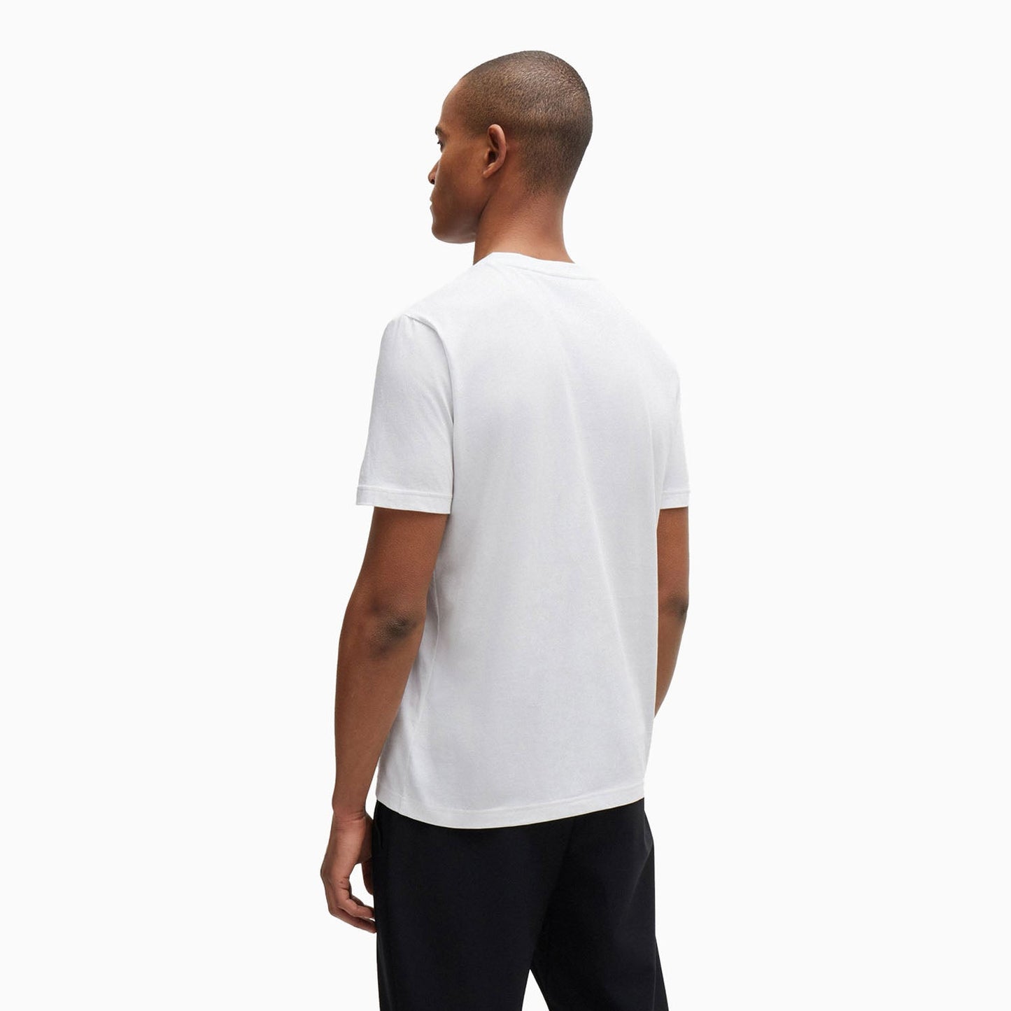 Men's Cotton Jersey Regular Fit T-Shirt With Mesh Logo