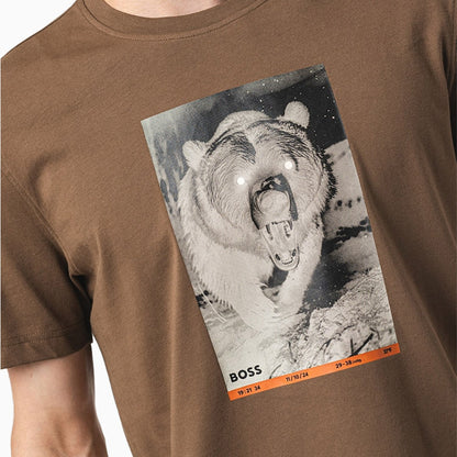 Men's Cotton Jersey Regular Fit T-Shirt With Seasonal Graphic Print