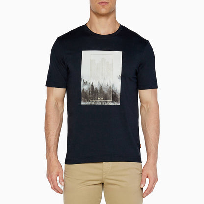 Men's Cotton Jersey Regular Fit T-Shirt With Seasonal Graphic Print