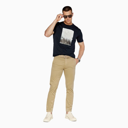 Men's Cotton Jersey Regular Fit T-Shirt With Seasonal Graphic Print
