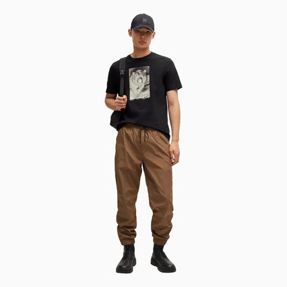 Men's Cotton Jersey Regular Fit T-Shirt With Seasonal Print