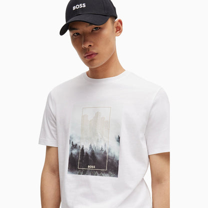 Men's Cotton Jersey Regular Fit T-Shirt With Seasonal Graphic Print