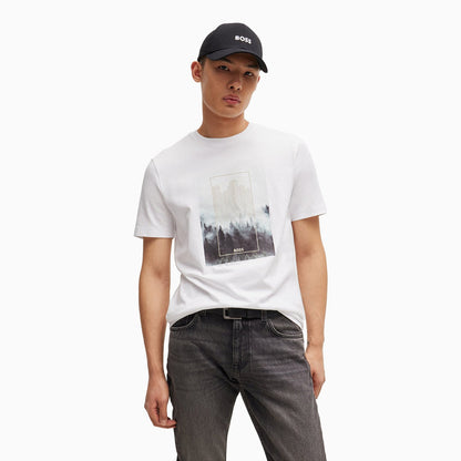 Men's Cotton Jersey Regular Fit T-Shirt With Seasonal Graphic Print