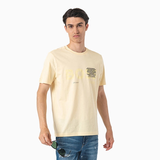 Men's Cotton Jersey Regular Fit T-Shirt With Signature Artwork