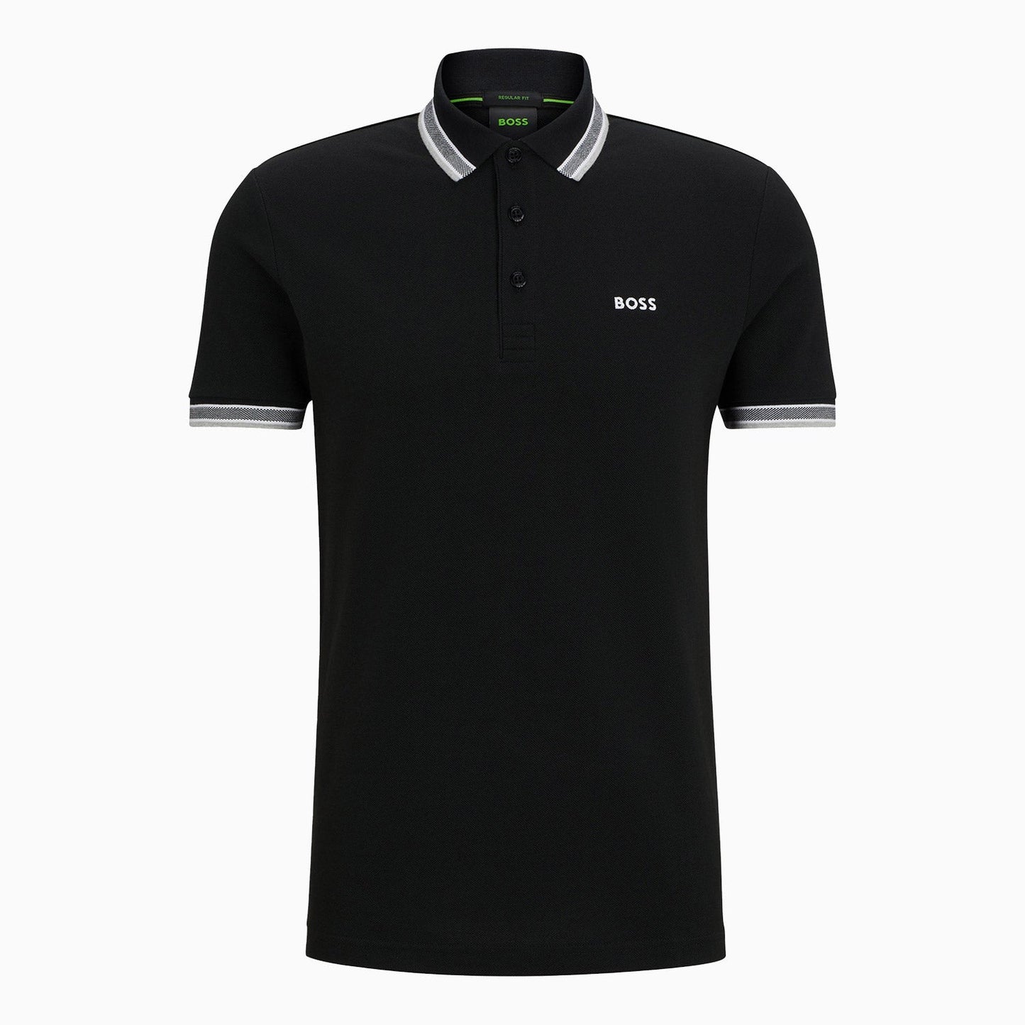 Men's Cotton-Pique Polo Shirt With Contrast Logo