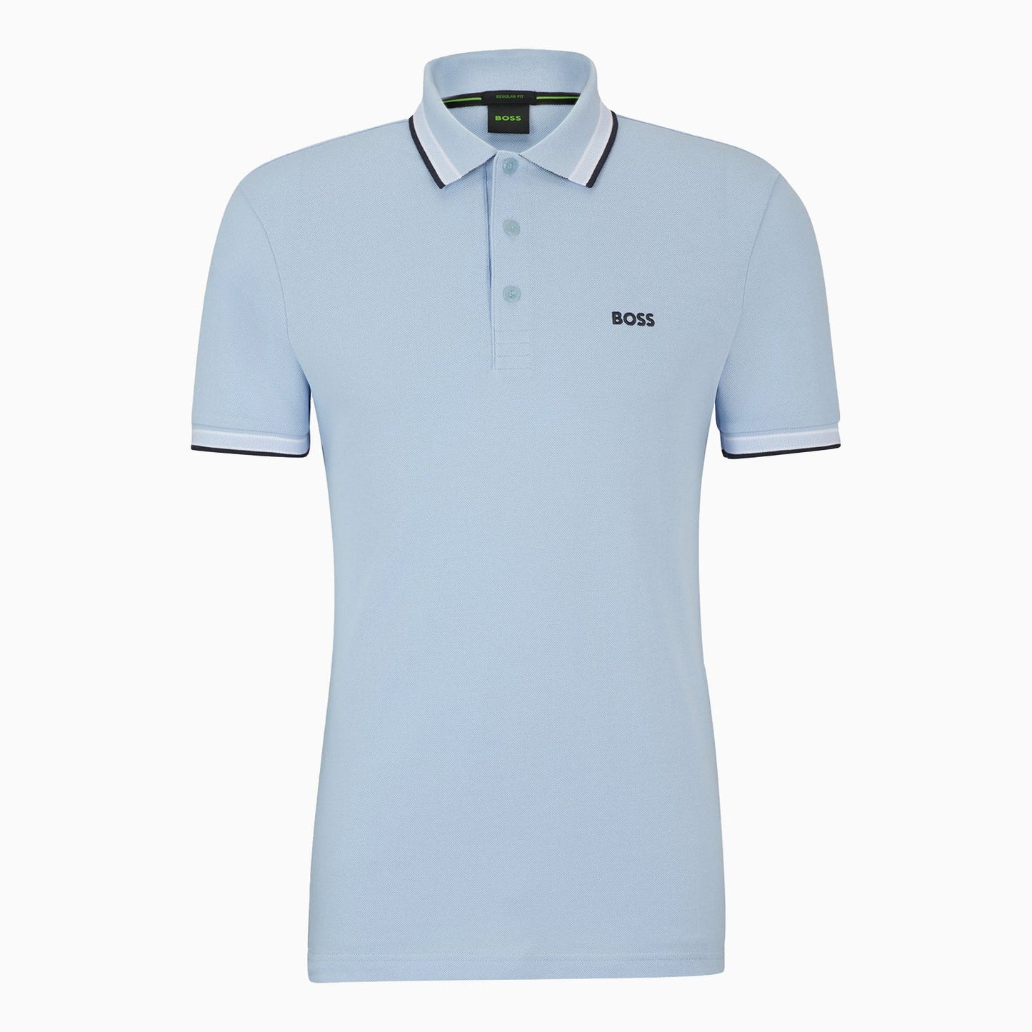 Men's Cotton-Pique Polo Shirt With Contrast Logo