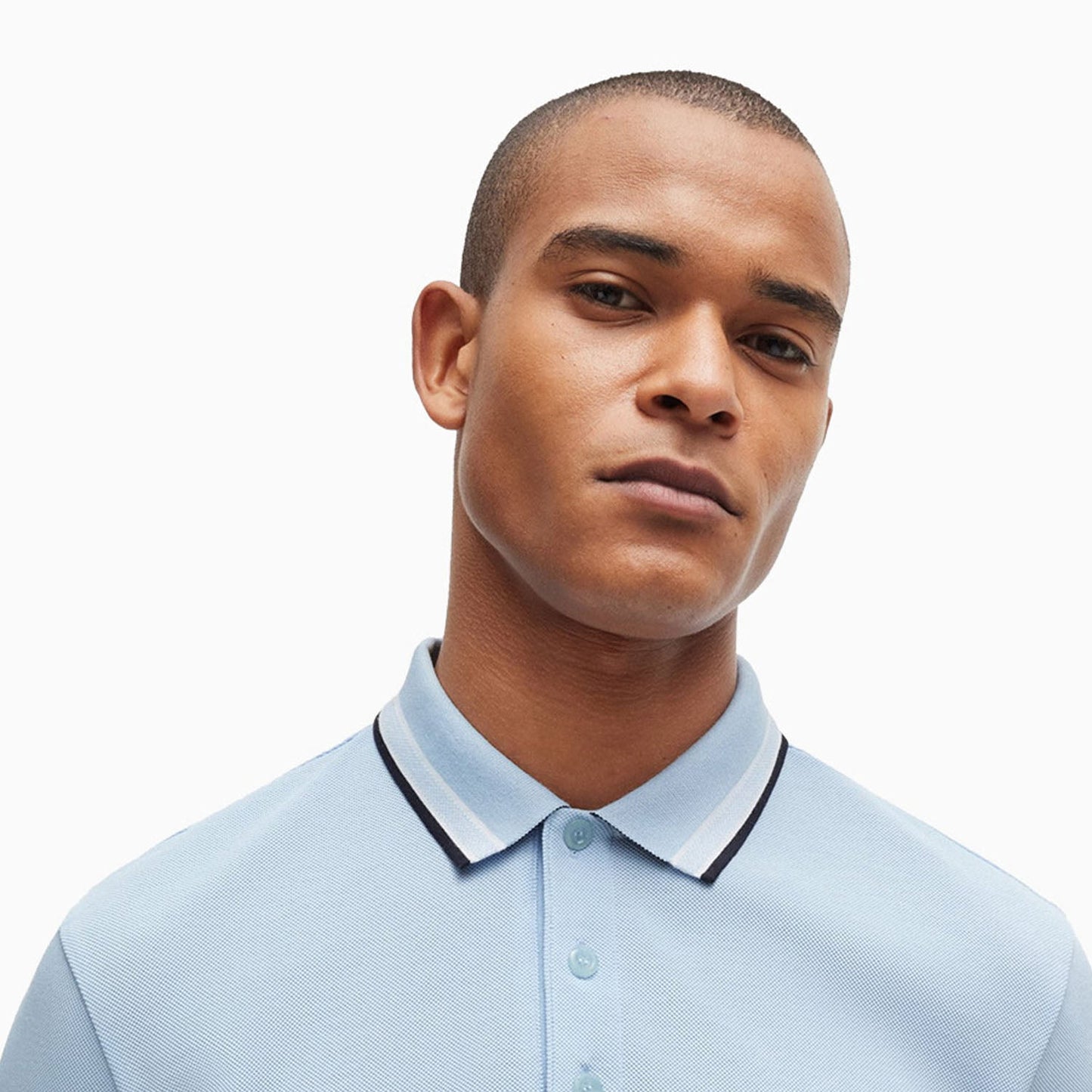 Men's Cotton-Pique Polo Shirt With Contrast Logo