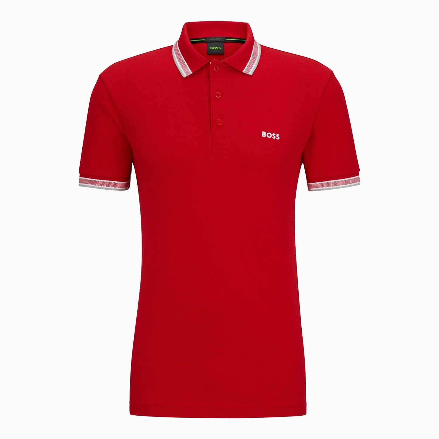 Men's Cotton-Pique Polo Shirt With Contrast Logo