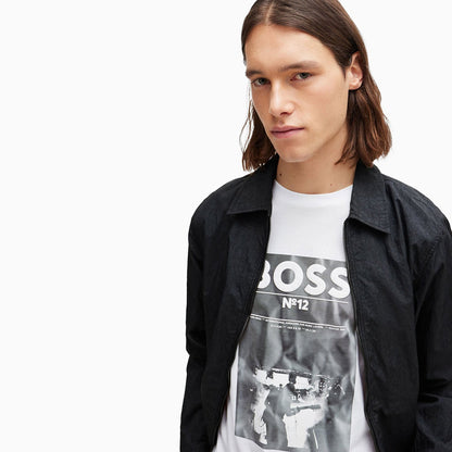 Men's Regular Fit T-Shirt in Cotton With Seasonal Artwork