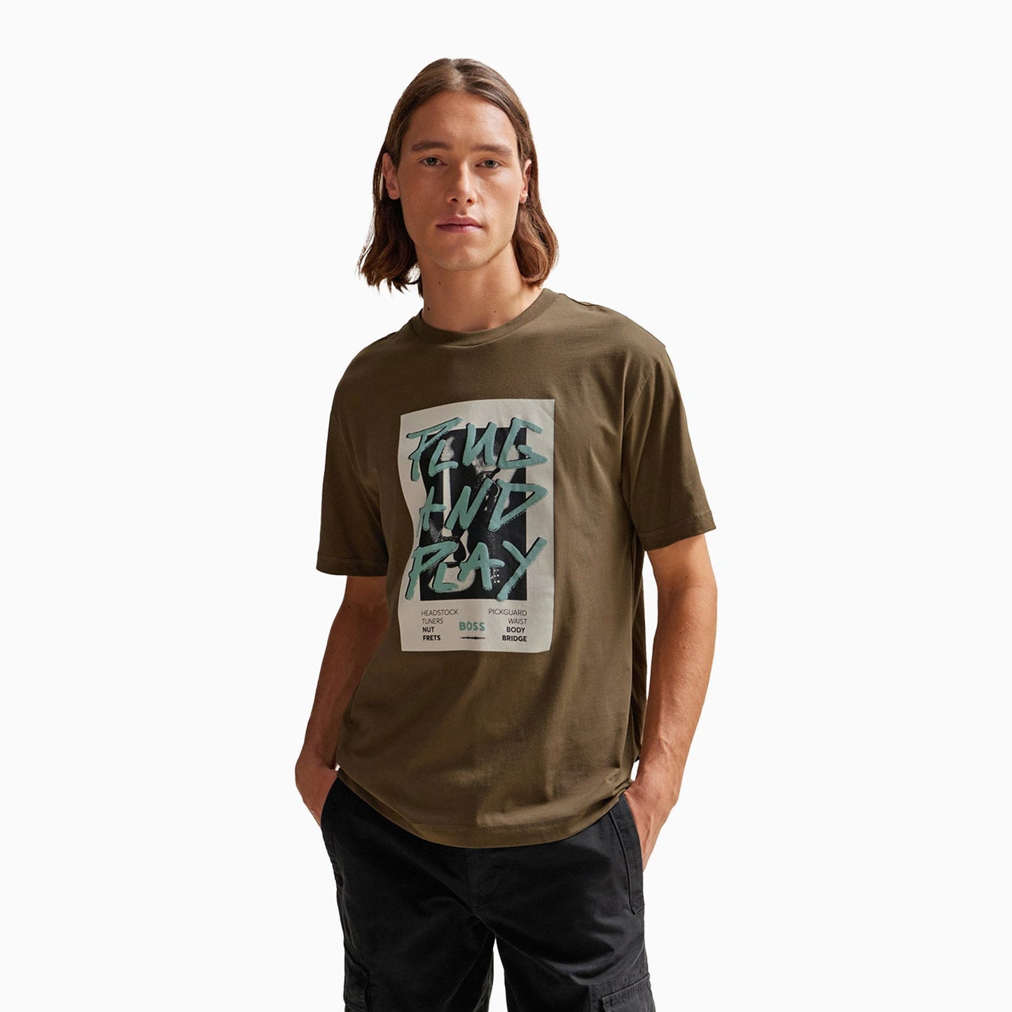 Men's Regular Fit T-Shirt In Cotton With Seasonal Graphic Print