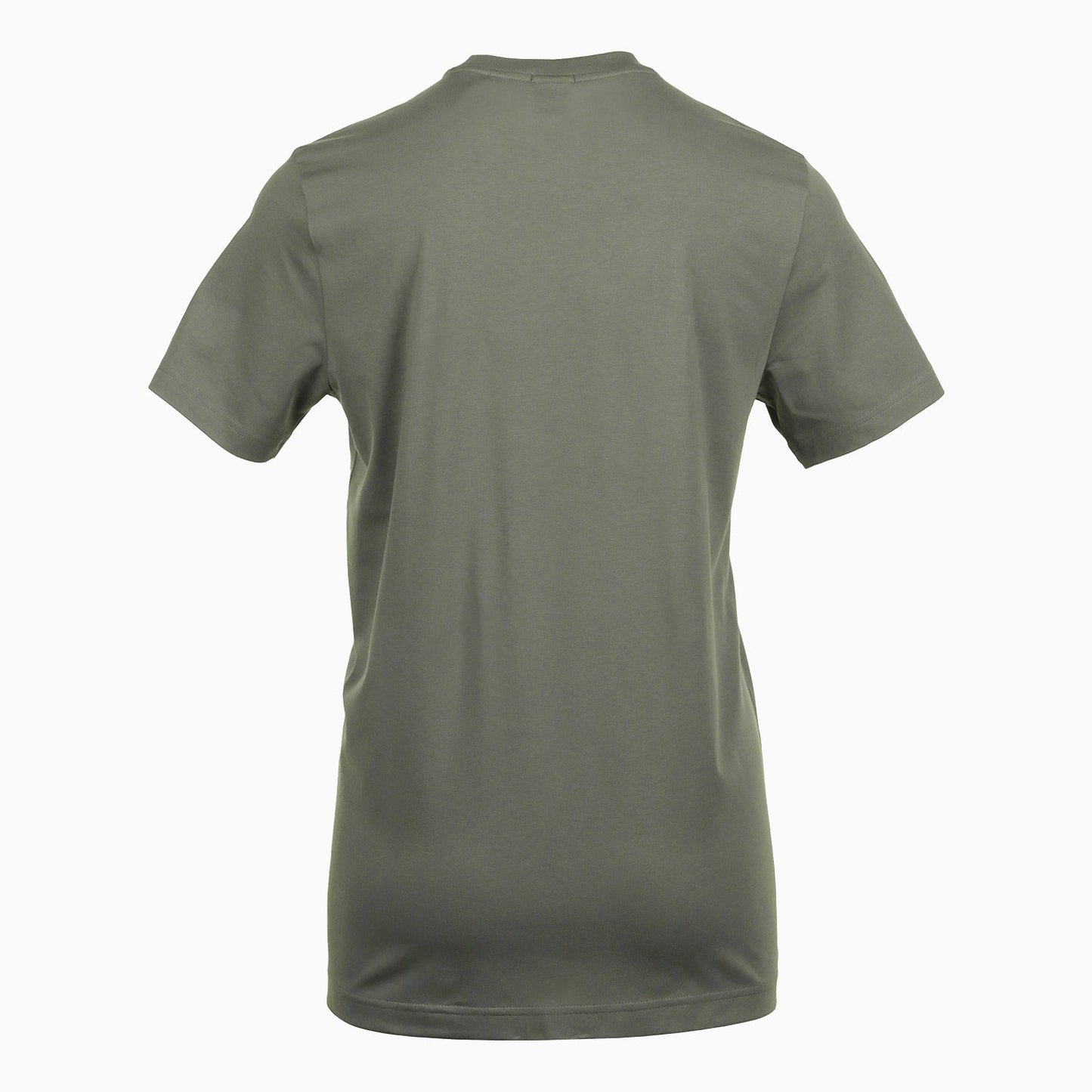Men's Stretch Cotton Regular Fit T-Shirt With Contrast Logo