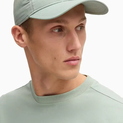 Men's Stretch Cotton Regular Fit T-Shirt With Contrast Logo