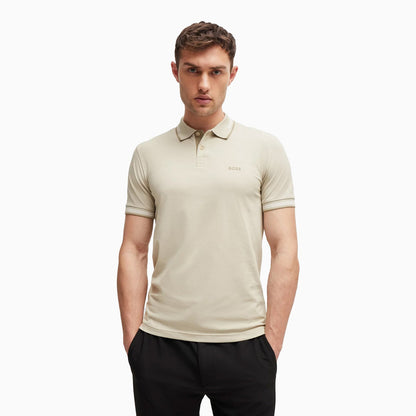 Men's Stretch Cotton Slim Fit Polo Shirt With Branding