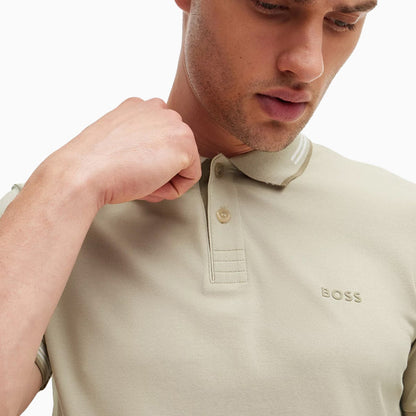 Men's Stretch Cotton Slim Fit Polo Shirt With Branding