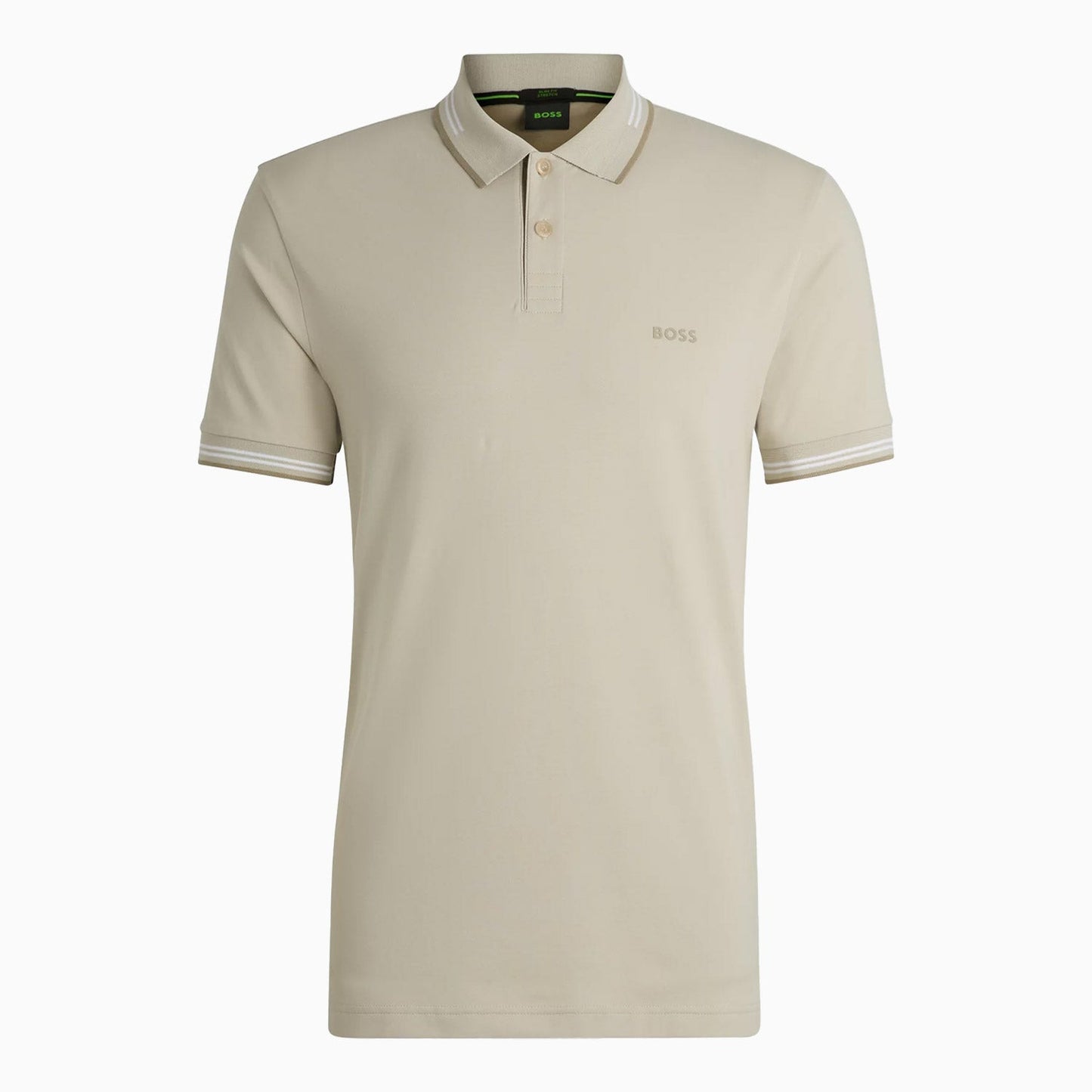 Men's Stretch Cotton Slim Fit Polo Shirt With Branding