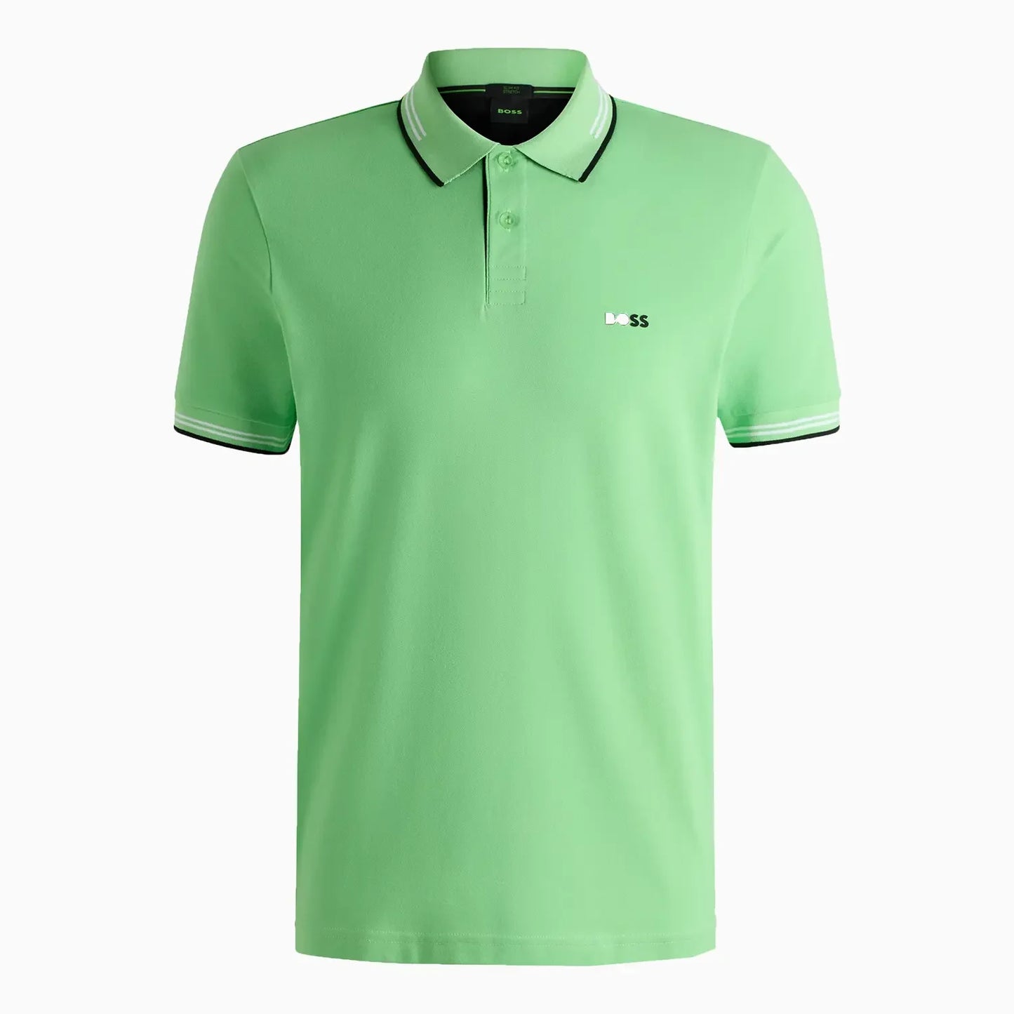 Men's Stretch Cotton Slim Fit Polo Shirt With Branding