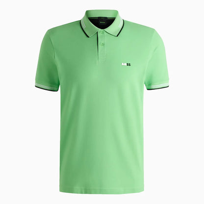 Men's Stretch Cotton Slim Fit Polo Shirt With Branding