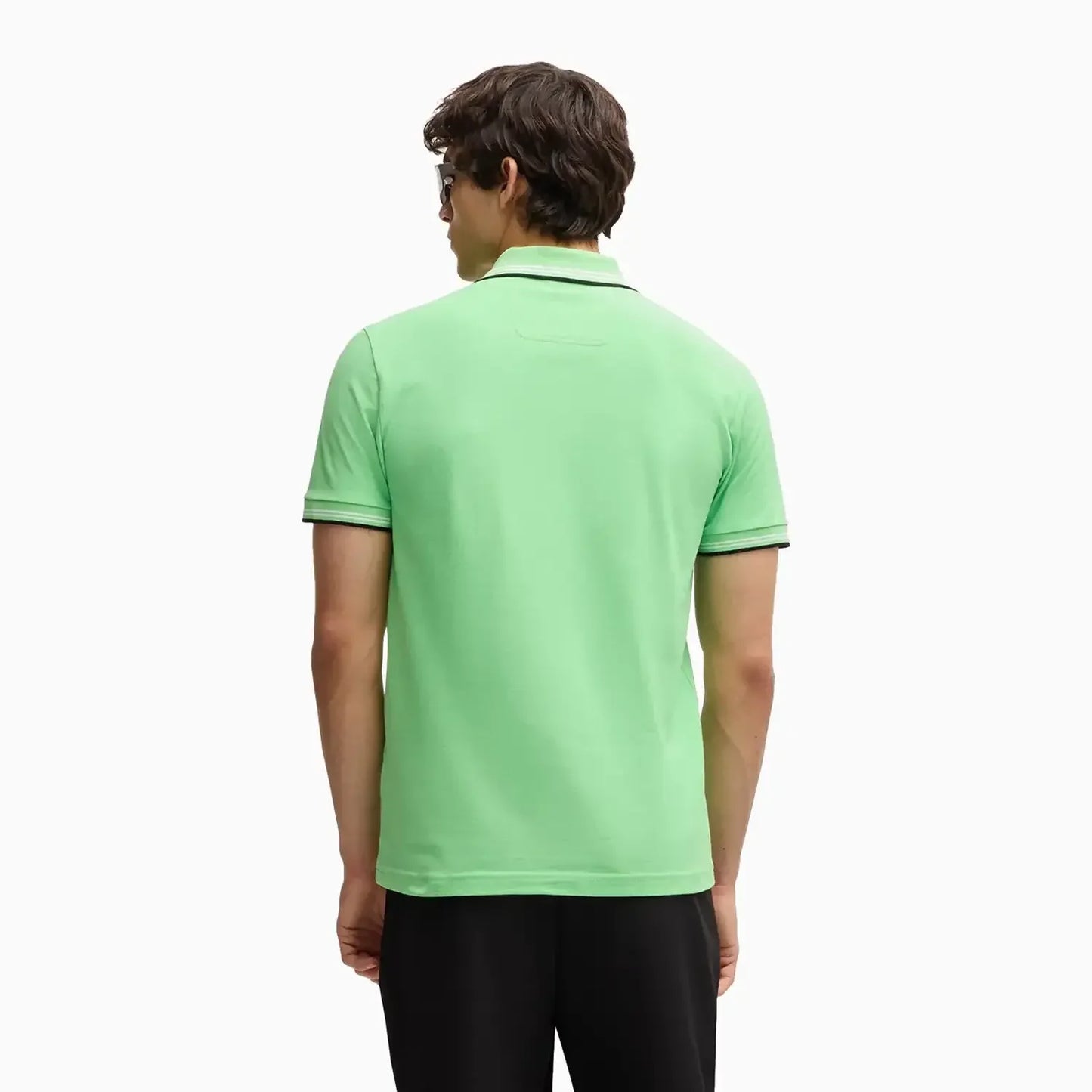 Men's Stretch Cotton Slim Fit Polo Shirt With Branding