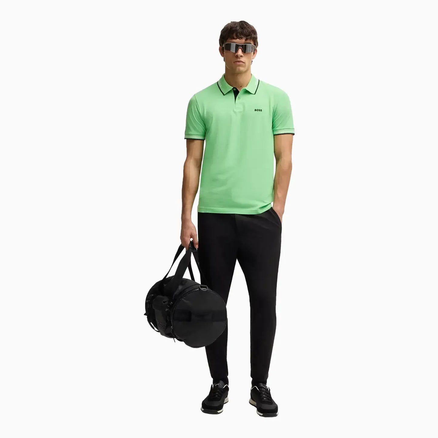 Men's Stretch Cotton Slim Fit Polo Shirt With Branding