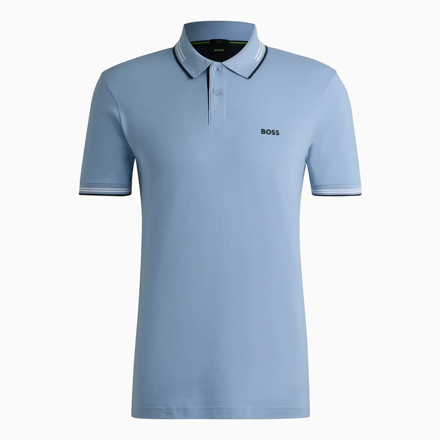 Men's Stretch Cotton Slim Fit Polo Shirt with Branding