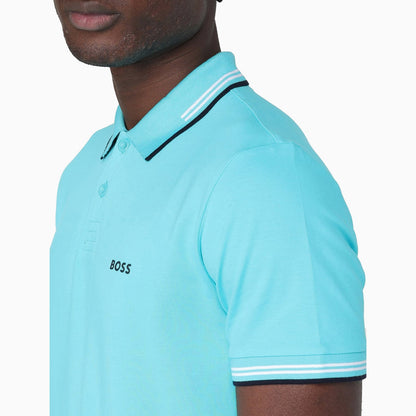 Men's Stretch Cotton Slim Fit Polo Shirt With Branding