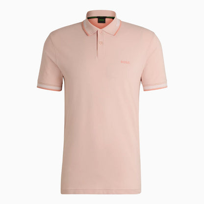 Men's Stretch Cotton Slim Fit Polo Shirt With Branding