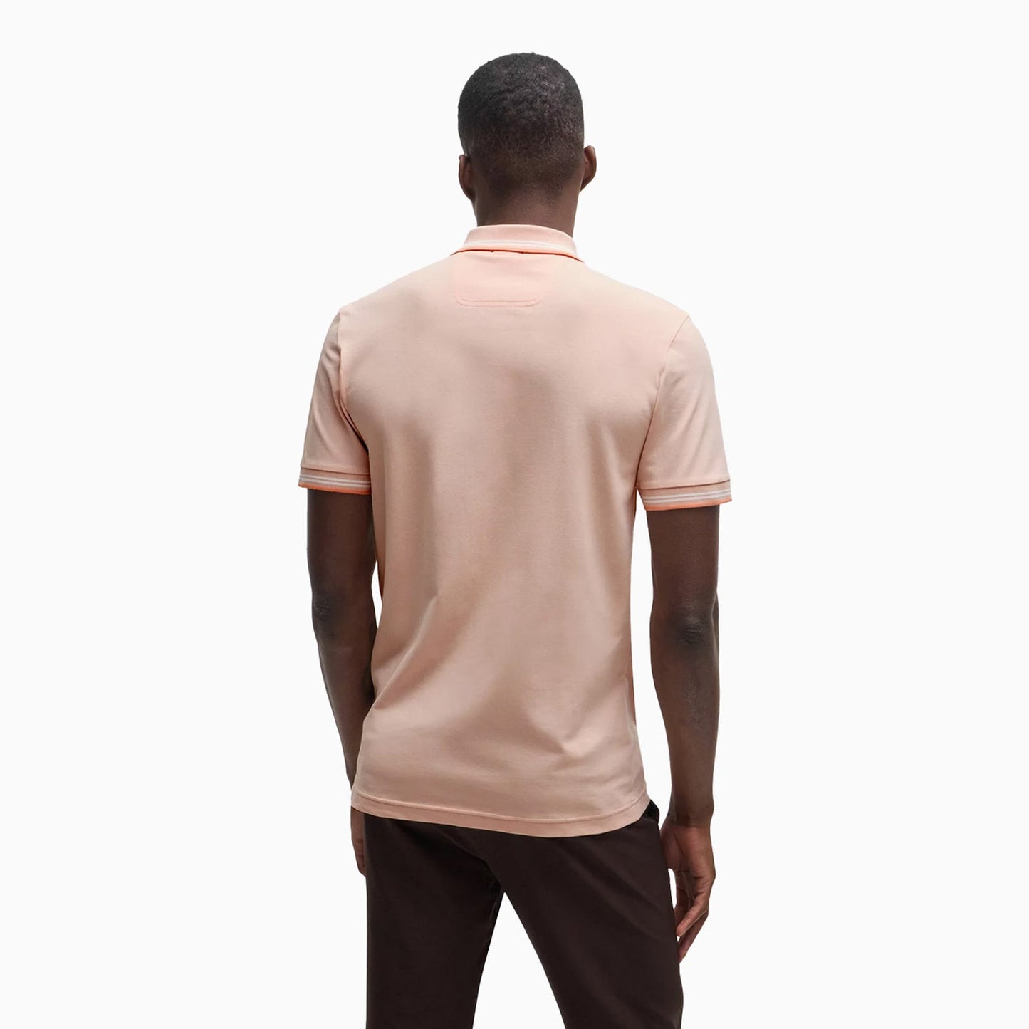 Men's Stretch Cotton Slim Fit Polo Shirt With Branding