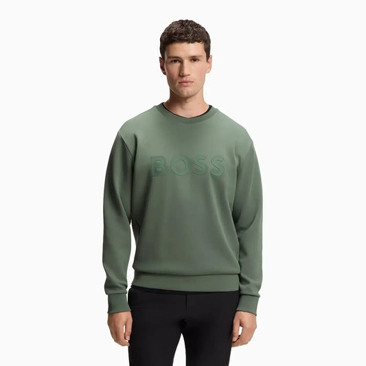 Men's Stretch Cotton Sweatshirt with Sandwich Logo