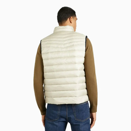 Men's Water Repellent Slim Fit Gilet Vest With Logo Patch