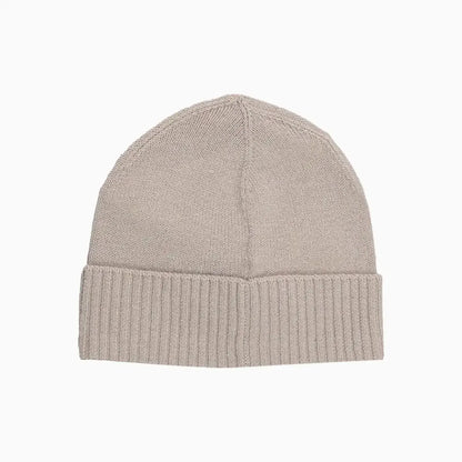 Wool Bend Knit Beanie Hat