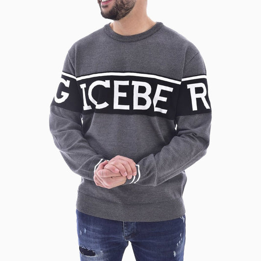 Men's Round Neck Knitted Sweatshirt