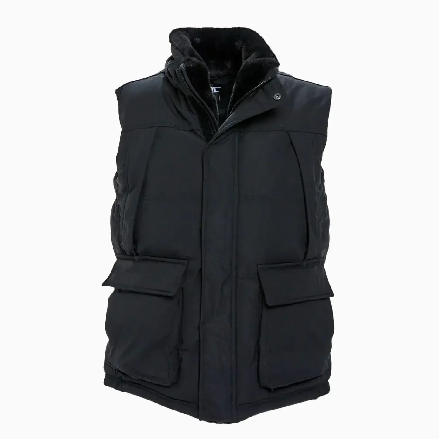 Big Men's Yukon Fur Lined Puffer Vest