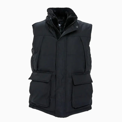 Big Men's Yukon Fur Lined Puffer Vest