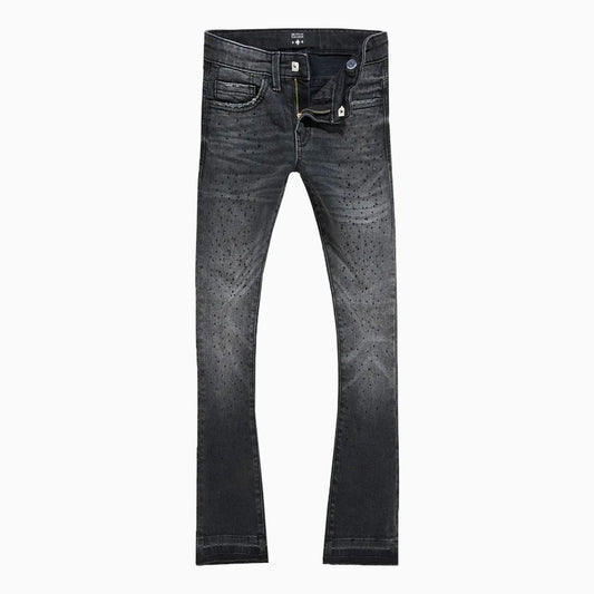 Kid's Super Skinny Stacked Starry Night Denim Pant