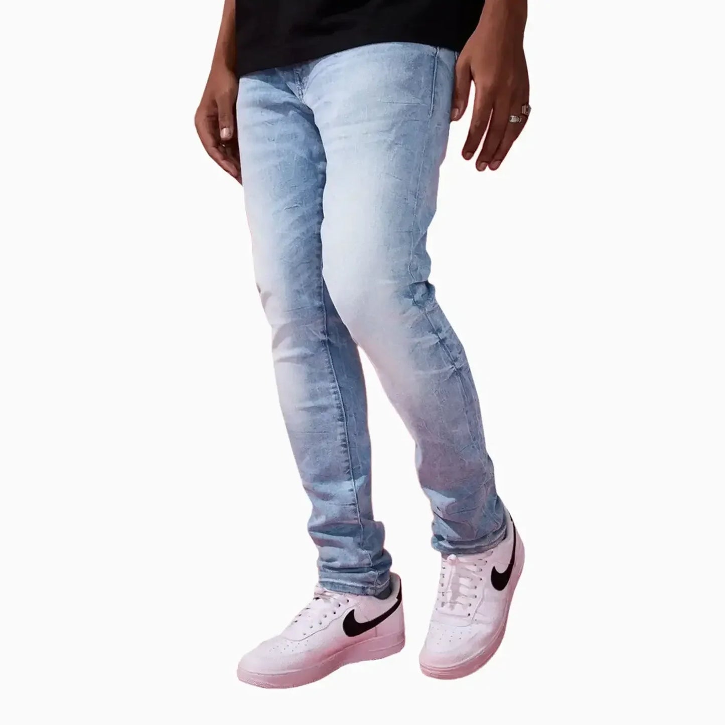 Men's Slim Taper Fit Alexander Pure Denim Pant