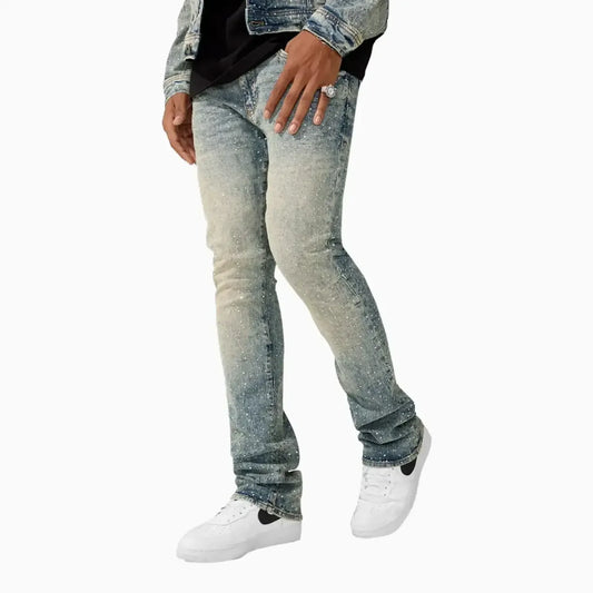 Men's Super Skinny Stacked Fit Denim Pant