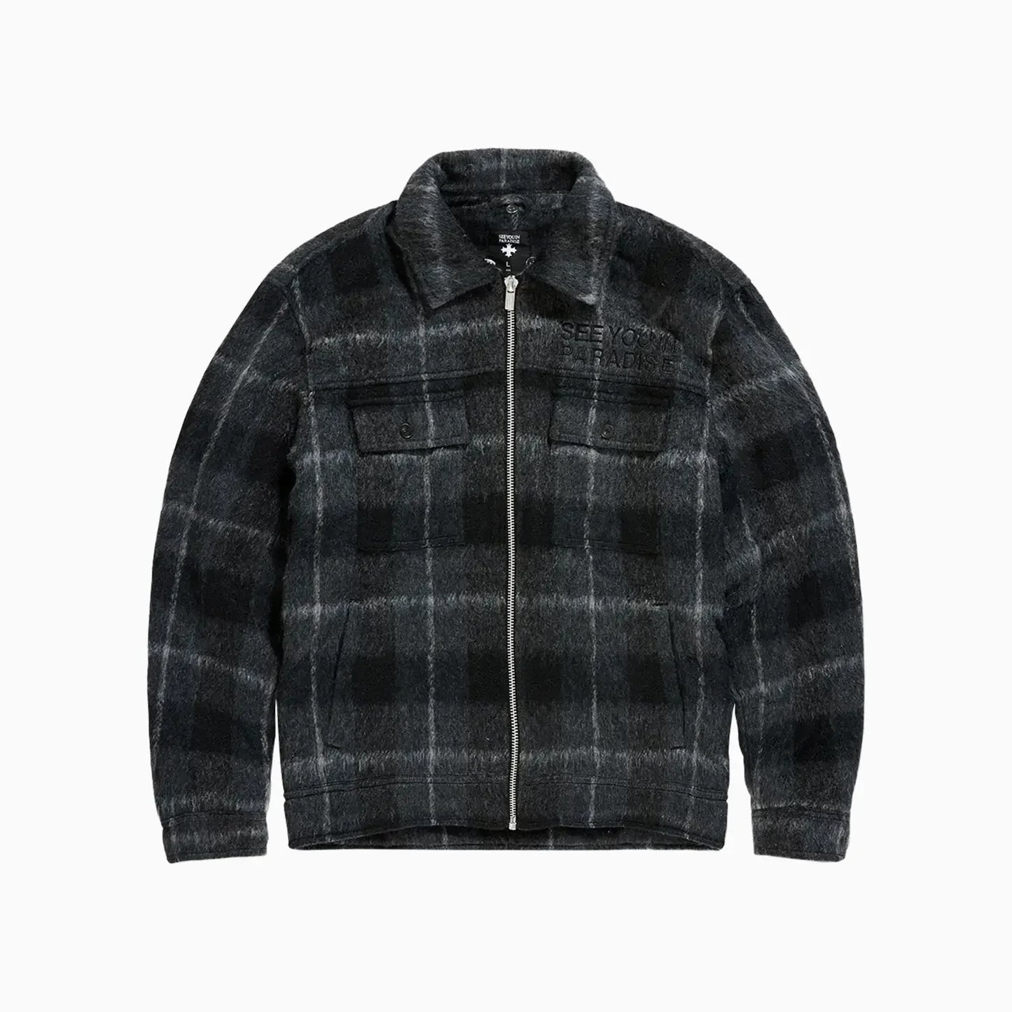 Men's SYIP Flannel Over Shirt With Hood