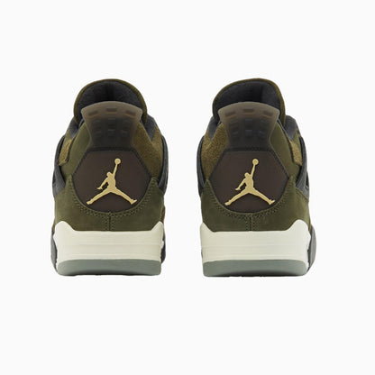 Kid's Air Jordan 4 Retro SE Craft "Medium Olive" Grade School