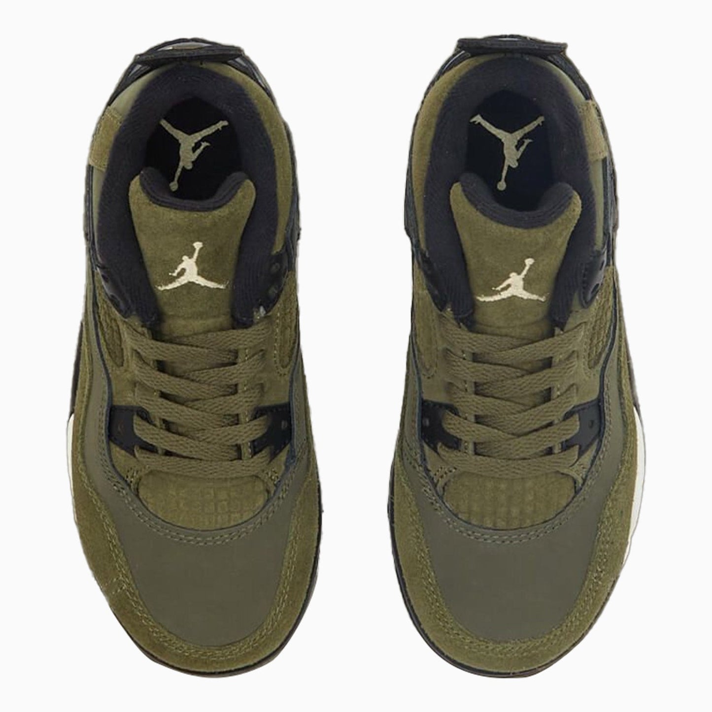 Kid's Air Jordan 4 Retro SE Craft "Medium Olive" Pre School