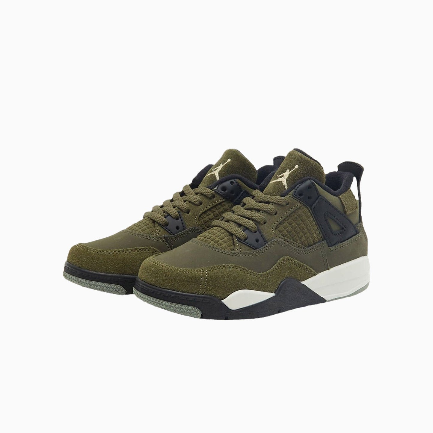 Kid's Air Jordan 4 Retro SE Craft "Medium Olive" Pre School